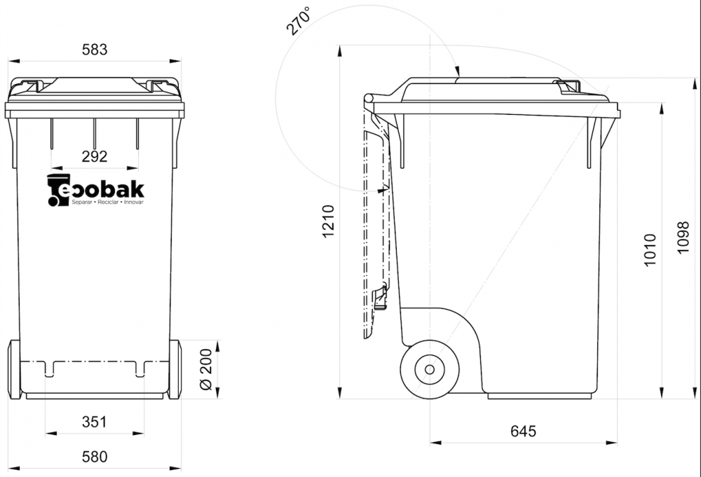 especificaciones ecobak