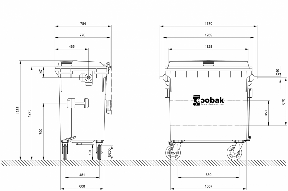 especificaciones ecobak